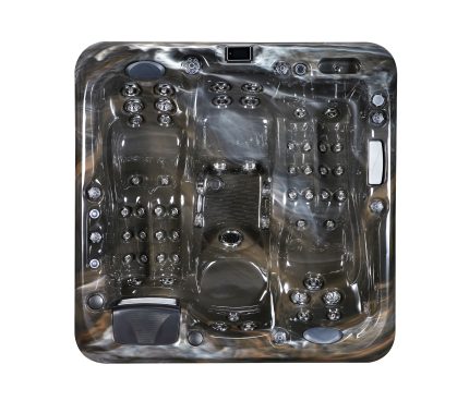 Джакузі AquaSolus Love Midnight Canyon коричневого кольору з мармуровим відтінком — загальний вигляд