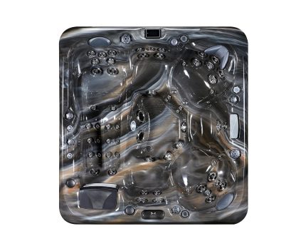 Джакузі AquaSolus Energy Midnight Canyon коричневого кольору з мармуровим відтінком — загальний вигляд