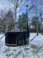 Спа купель «Лакшері 12 гідро» взимку